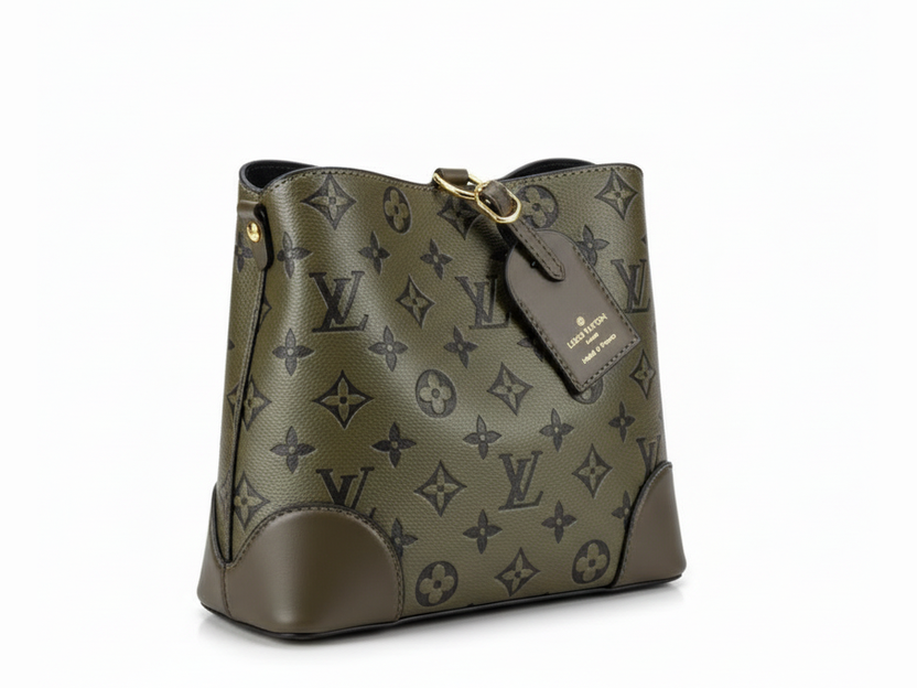 Louis Vuitton vintage fringe bucket bag