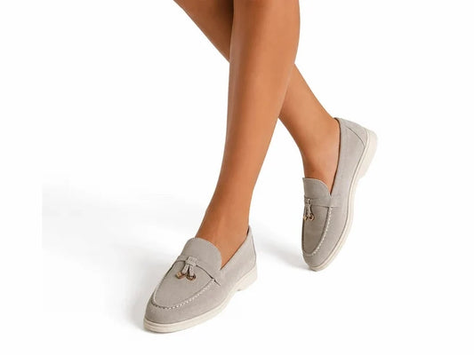 Loro Piana Women's Loafer — Gray