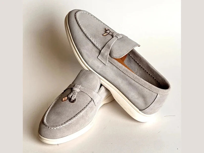 Loro Piana Women's Loafer — Gray