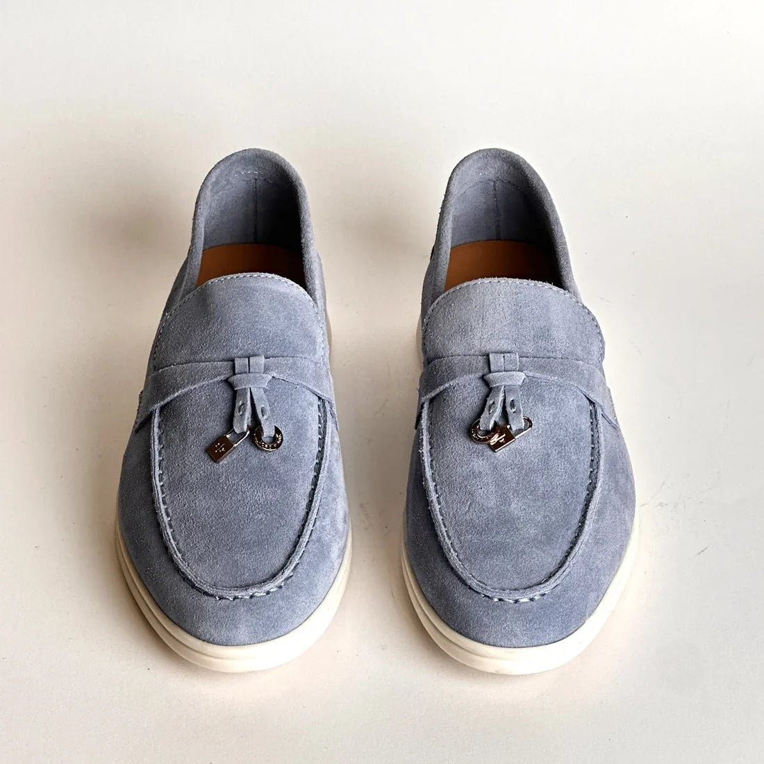 Loro Piana Women's Loafer — Sky Blue