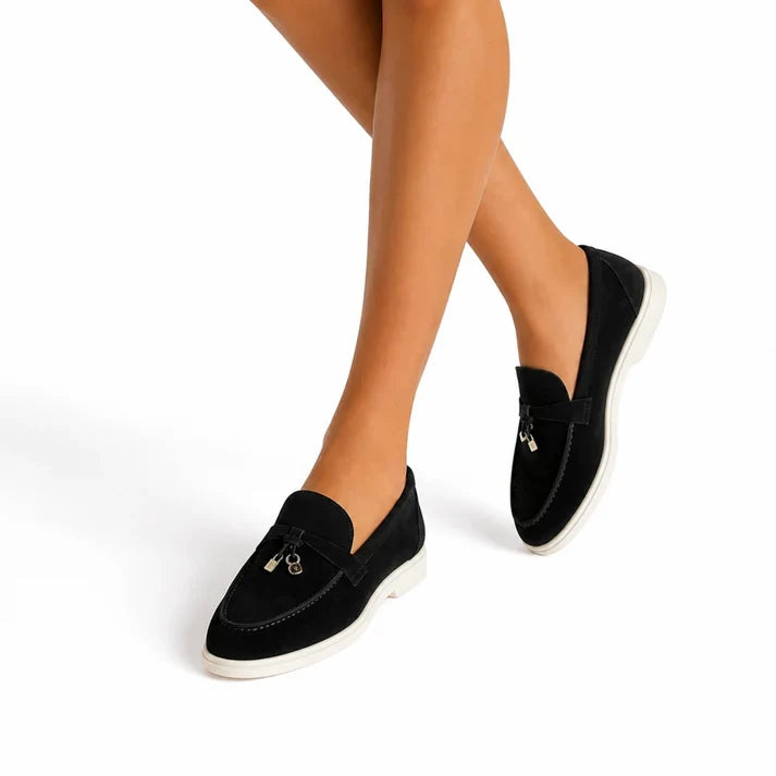 Loro Piana Women's Loafer — Black
