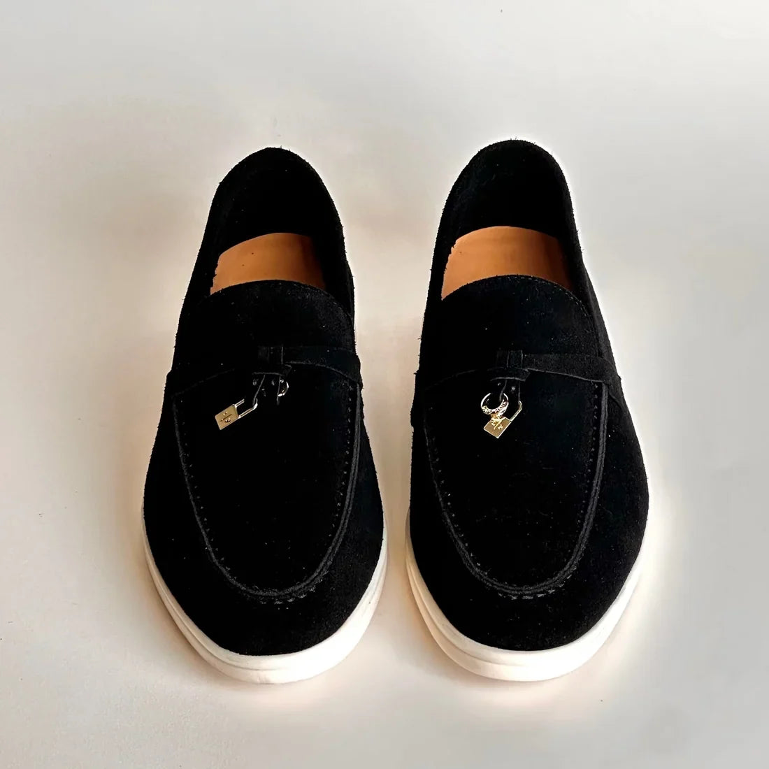 Loro Piana Women's Loafer — Black