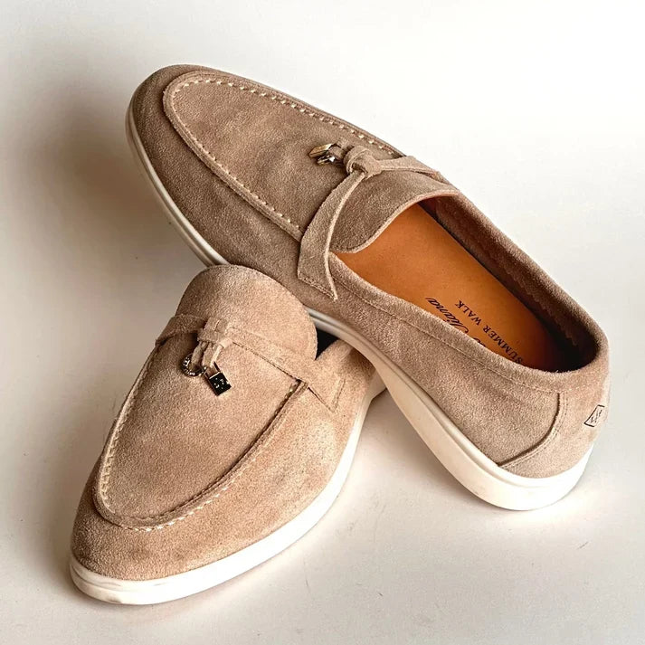 Loro Piana Women's Loafer — Beige