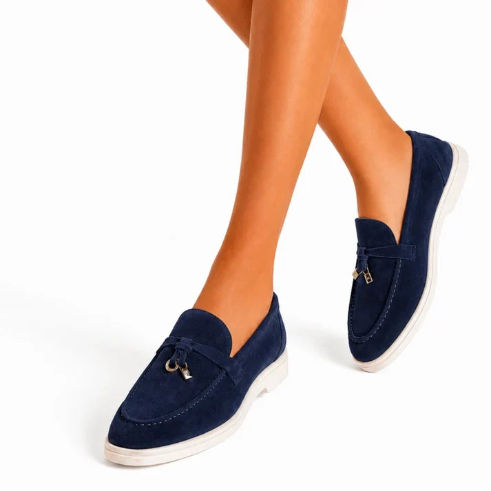 Loro Piana Women's Loafer — Navy