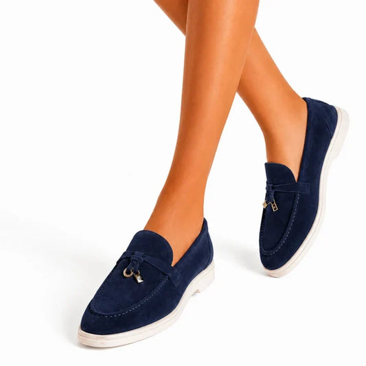 Loro Piana Women's Loafer — Navy